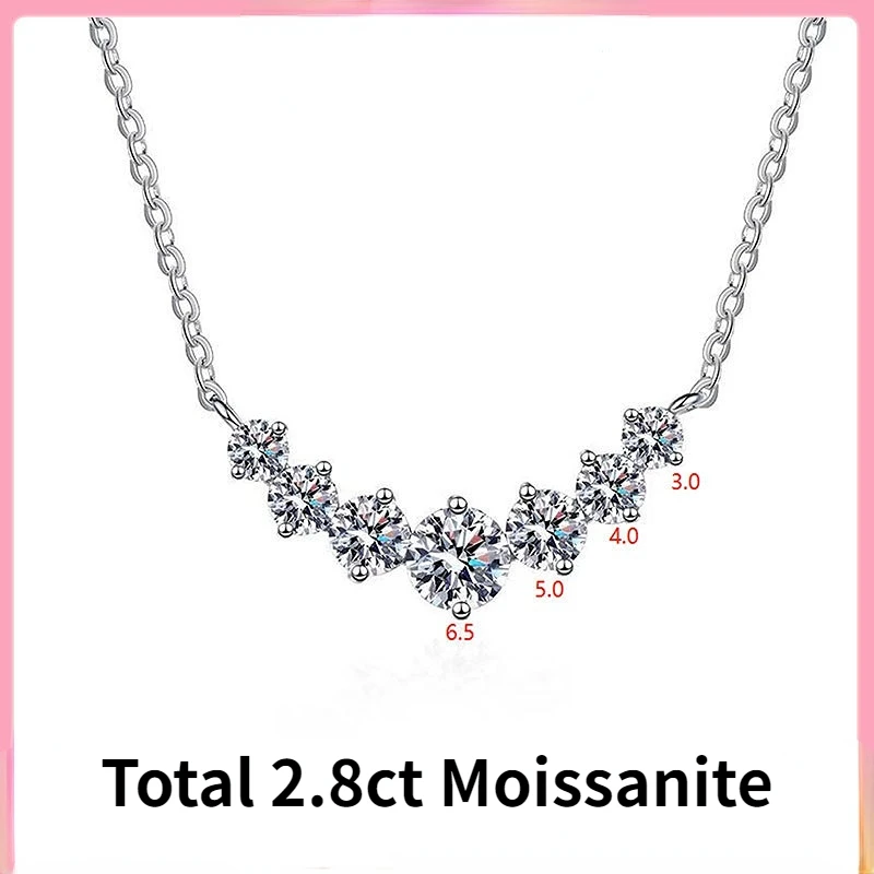 2.8CT Moissanite Подвеска из стерлингового серебра S925 пробы ожерелье для женщин хорошее ювелирное изделие пройти Алмазный тестер сертификат Прямая поставка
2.8CT Moissanite Подвеска из стерлингового серебра S925 пробы ожерелье для женщин хорошее ювелирное изделие пройти Алмазный тестер сертификат Прямая поставка