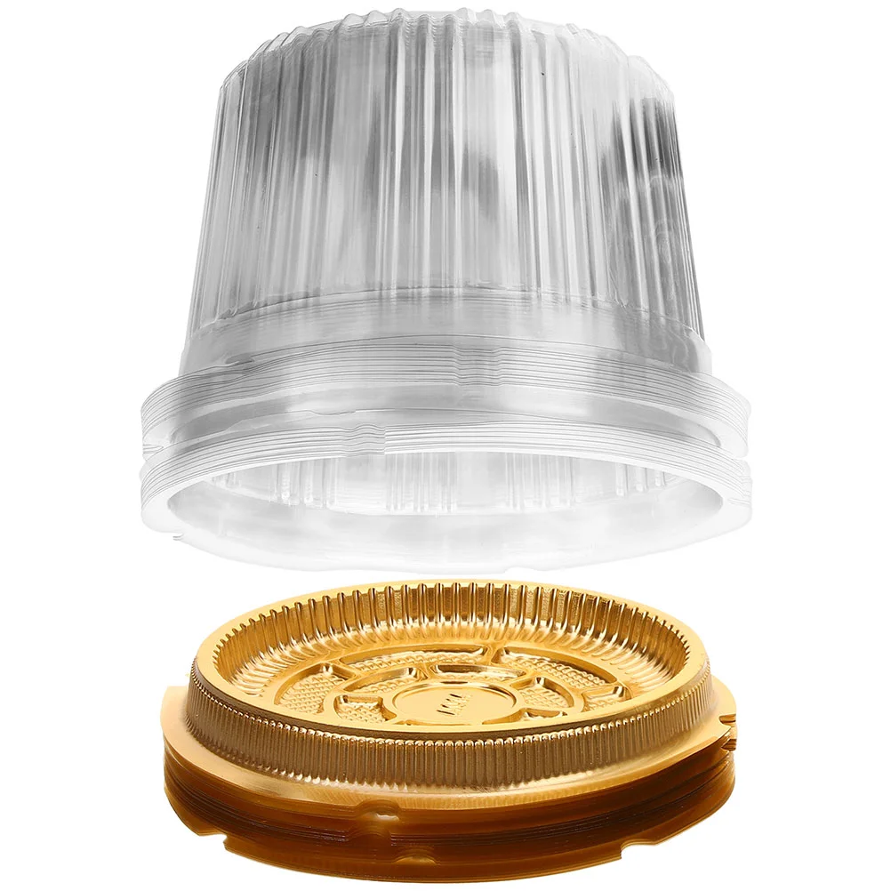 50 Pcs Clear Cake Container Round Box Cupcake Boxes Slice Storage Containers Golden Birthday
50 Pcs Clear Cake Container Round Box Cupcake Boxes Slice Storage Containers Golden Birthday