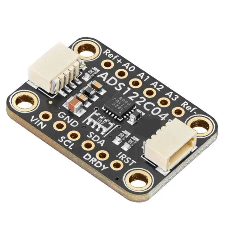 B27B High Precision 24-Bit ADC Module ADS122C04 6432 4-Channel 2Ksps Analog To Digital Converter With I2C Interface
B27B High Precision 24-Bit ADC Module ADS122C04 6432 4-Channel 2Ksps Analog To Digital Converter With I2C Interface