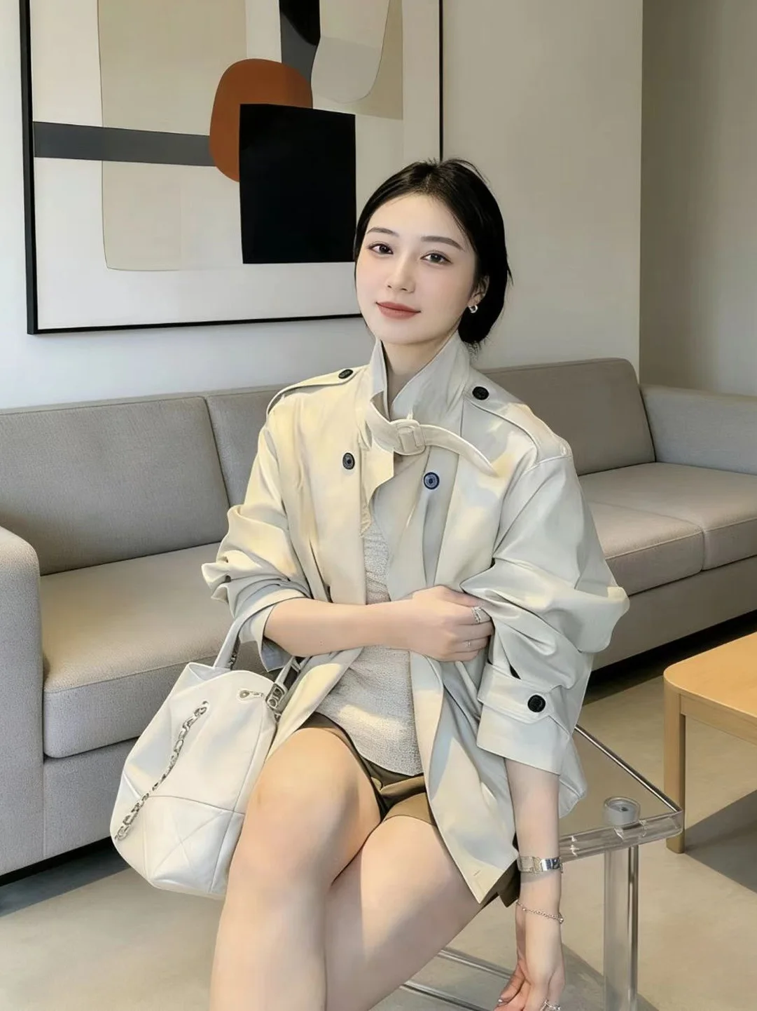 High Quality Women's Long Sleeve Jacket Fashion Slim Fit Style 2026 New Arrival Elegant Windbreaker Coat Trendy Commute Windb...
High Quality Women's Long Sleeve Jacket Fashion Slim Fit Style 2026 New Arrival Elegant Windbreaker Coat Trendy Commute Windb...