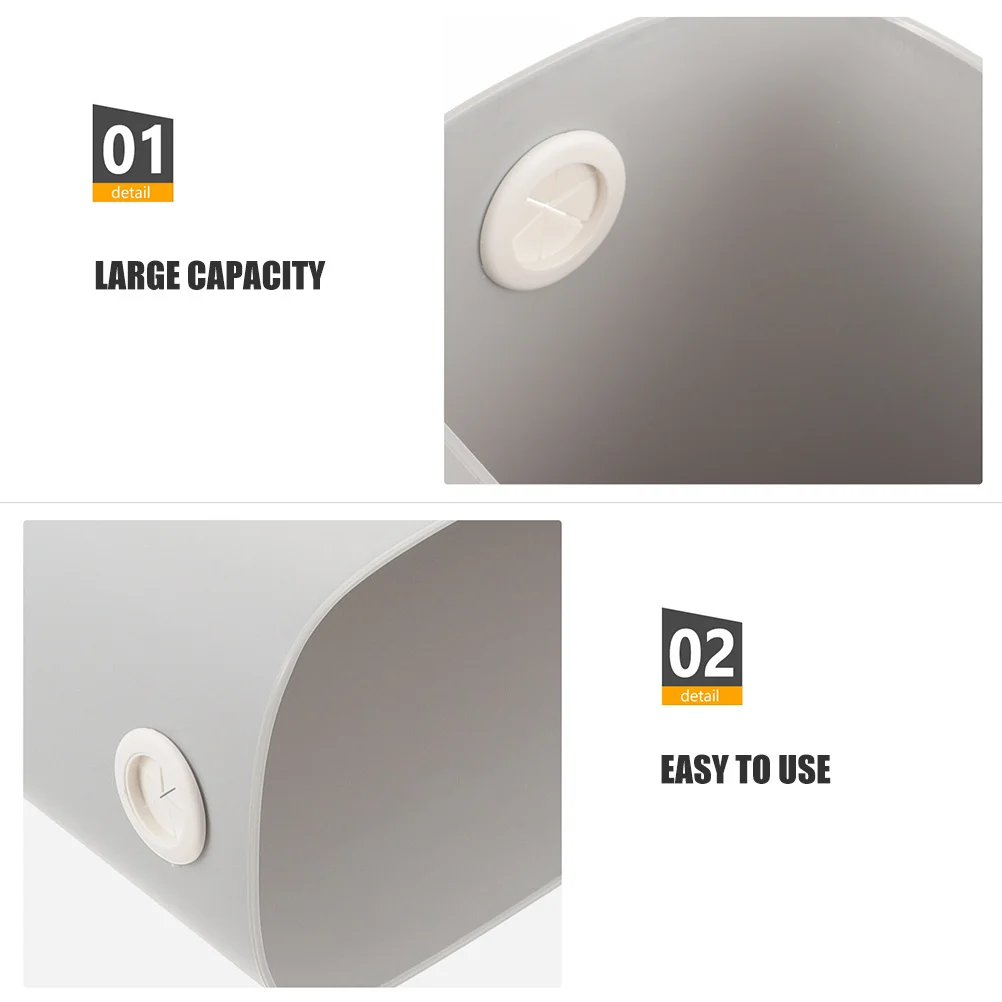 2Pcs Modern Plastic Trash Can Large Opening Easy Bin for Living Room Kitchen Study Multipurpose Garbage Storage
2Pcs Modern Plastic Trash Can Large Opening Easy Bin for Living Room Kitchen Study Multipurpose Garbage Storage