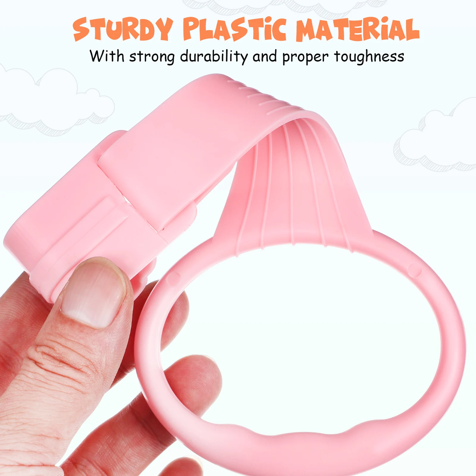 4 pcs Baby Pull Up Hand Grip Training Walking Assistant Nursery Cot Playpen Stand Up Rings Durable Toddler Walk Training Hand
4 pcs Baby Pull Up Hand Grip Training Walking Assistant Nursery Cot Playpen Stand Up Rings Durable Toddler Walk Training Hand