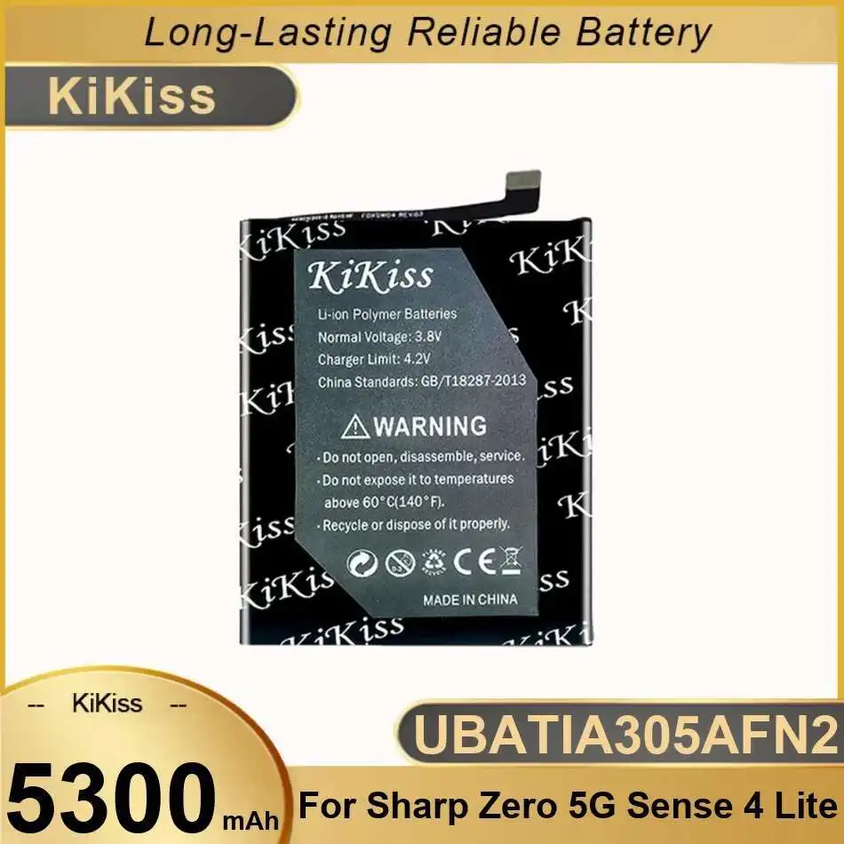 UBATIA305AFN2 Аккумулятор мобильного телефона Надежная замена для Sharp Zero 5G Sense 4 Lite 5300 мАч
UBATIA305AFN2 Аккумулятор мобильного телефона Надежная замена для Sharp Zero 5G Sense 4 Lite 5300 мАч