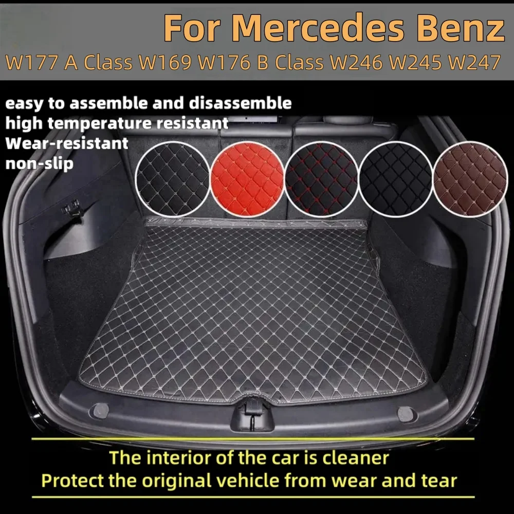 Коврик в багажник автомобиля для Mercedes W177 A Class W169 W176 B Class W246 W245 W247 04-2022 Кожаные противоскользящие коврики в багажник автомобиля
Коврик в багажник автомобиля для Mercedes W177 A Class W169 W176 B Class W246 W245 W247 04-2022 Кожаные противоскользящие коврики в багажник автомобиля