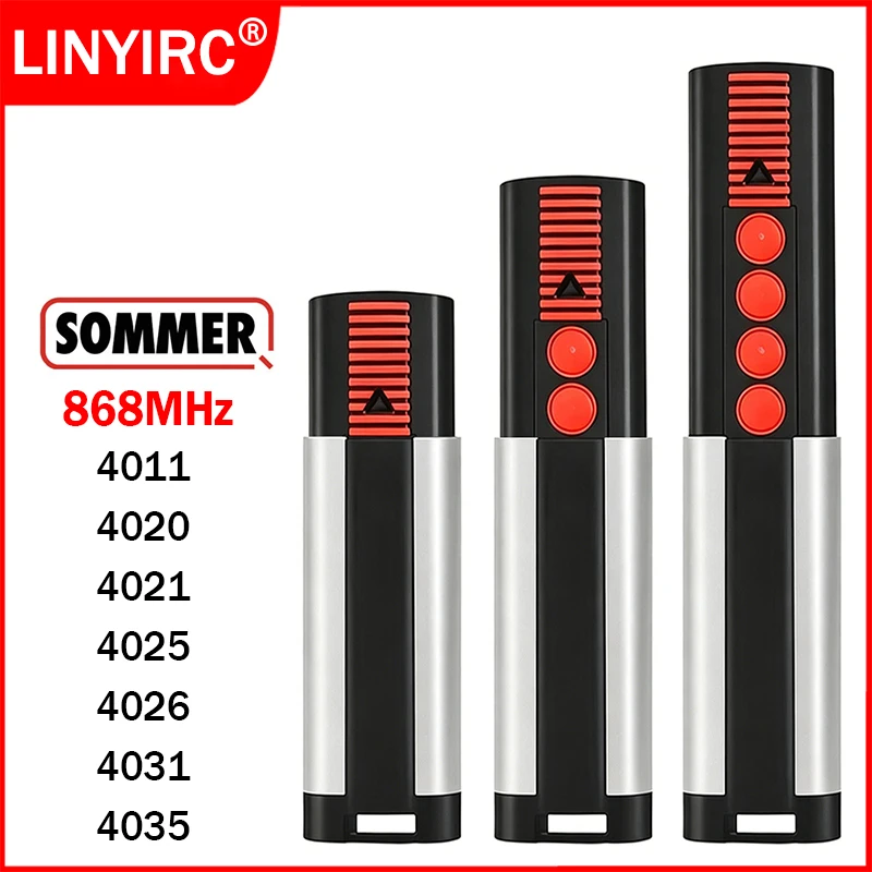 SOMMER 4020 TX03-868-4 4026 TX03-868-2 4025 Remote Control Sommer 868mhz Remote Control Garage Door Opener 4021 4025 4011 4031
SOMMER 4020 TX03-868-4 4026 TX03-868-2 4025 Remote Control Sommer 868mhz Remote Control Garage Door Opener 4021 4025 4011 4031