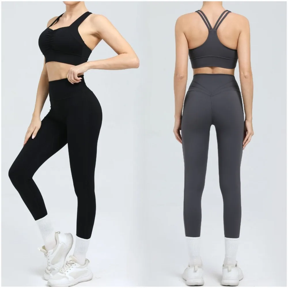 Women's Seamless Yoga Set High Waisted Butt Lifting Tummy Control 2-Piece Activewear Sports Bra for Fitness Gym Running Yoga Set
Women's Seamless Yoga Set High Waisted Butt Lifting Tummy Control 2-Piece Activewear Sports Bra for Fitness Gym Running Yoga Set