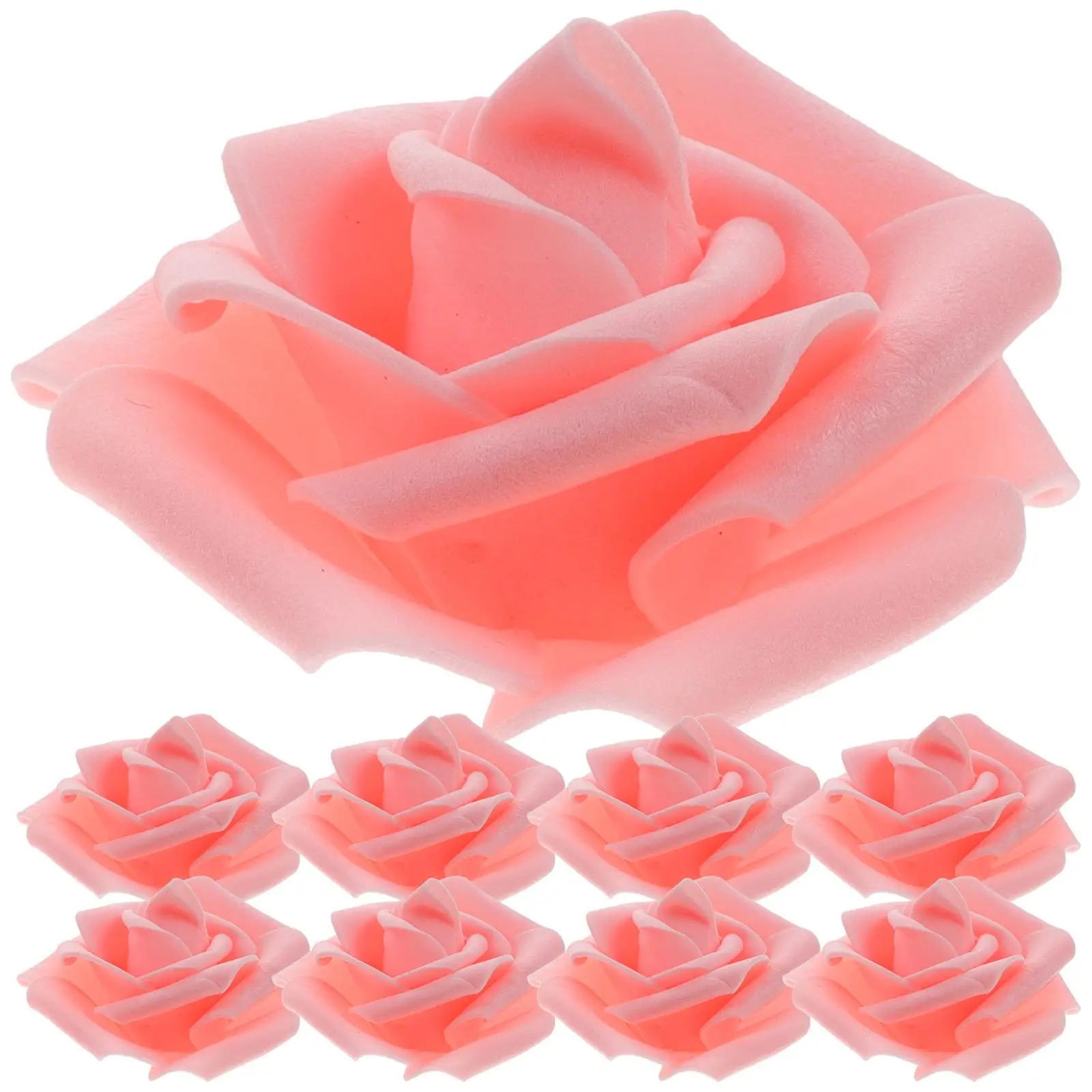 100 Pcs Fake Flowers Artificial Rose Light Pink Faux Head Decorate Roses for Crafts Bride
100 Pcs Fake Flowers Artificial Rose Light Pink Faux Head Decorate Roses for Crafts Bride
