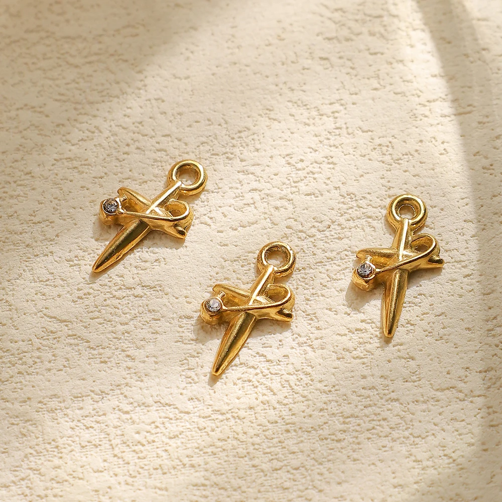 5pcs Hot Sale Stainless Steel Diamond cross pendant; Wholesale DIY Necklace Bracelet Modification
5pcs Hot Sale Stainless Steel Diamond cross pendant; Wholesale DIY Necklace Bracelet Modification