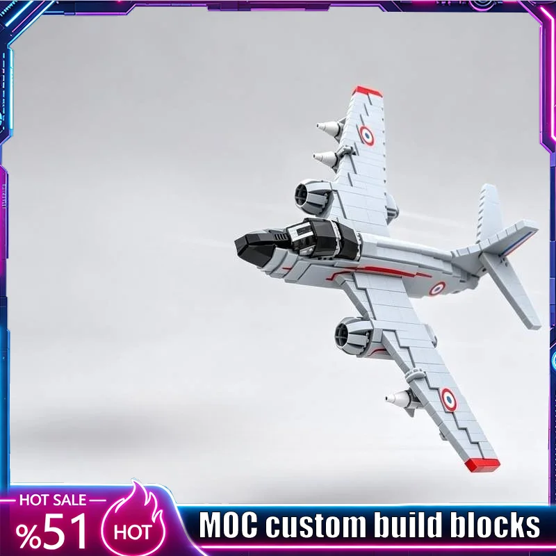 1446PCS 1:35 Scale S 4050 Vautour IIN Aviation MOC Fighter Jet Model Custom Puzzles DIY Assembly Educational Toy Collection Gift
1446PCS 1:35 Scale S 4050 Vautour IIN Aviation MOC Fighter Jet Model Custom Puzzles DIY Assembly Educational Toy Collection Gift