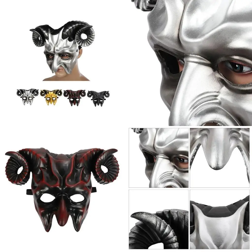 39BD Halloween Mask Masquerade Mask Ox Horn Mask Cosplay Mask Costume Women Men
39BD Halloween Mask Masquerade Mask Ox Horn Mask Cosplay Mask Costume Women Men