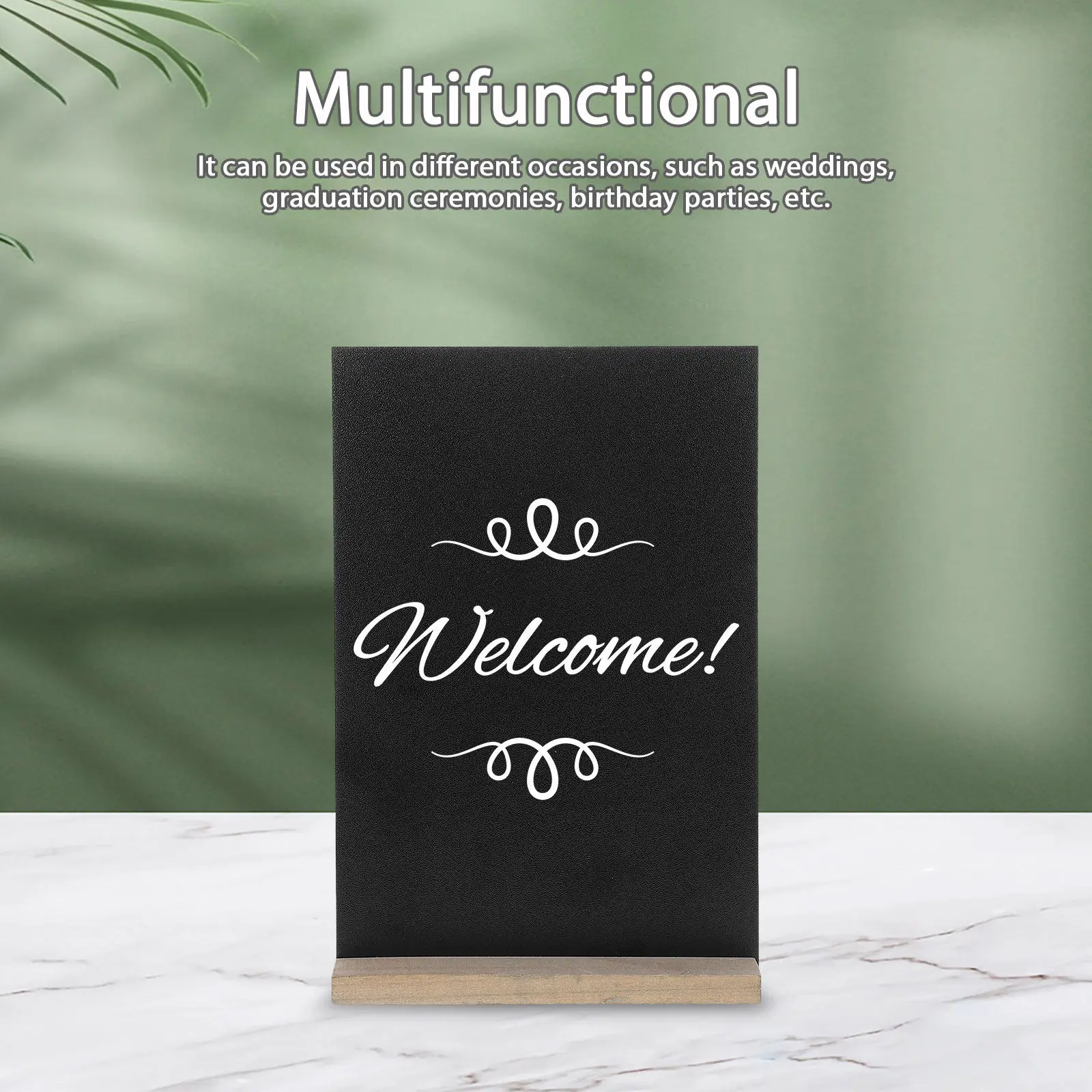 1Pcs Wooden Small Chalkboard Versatile Reusable Blackboard Ornament for Home Office Cafe Wedding Decoration Memo Board Chalk
1Pcs Wooden Small Chalkboard Versatile Reusable Blackboard Ornament for Home Office Cafe Wedding Decoration Memo Board Chalk
