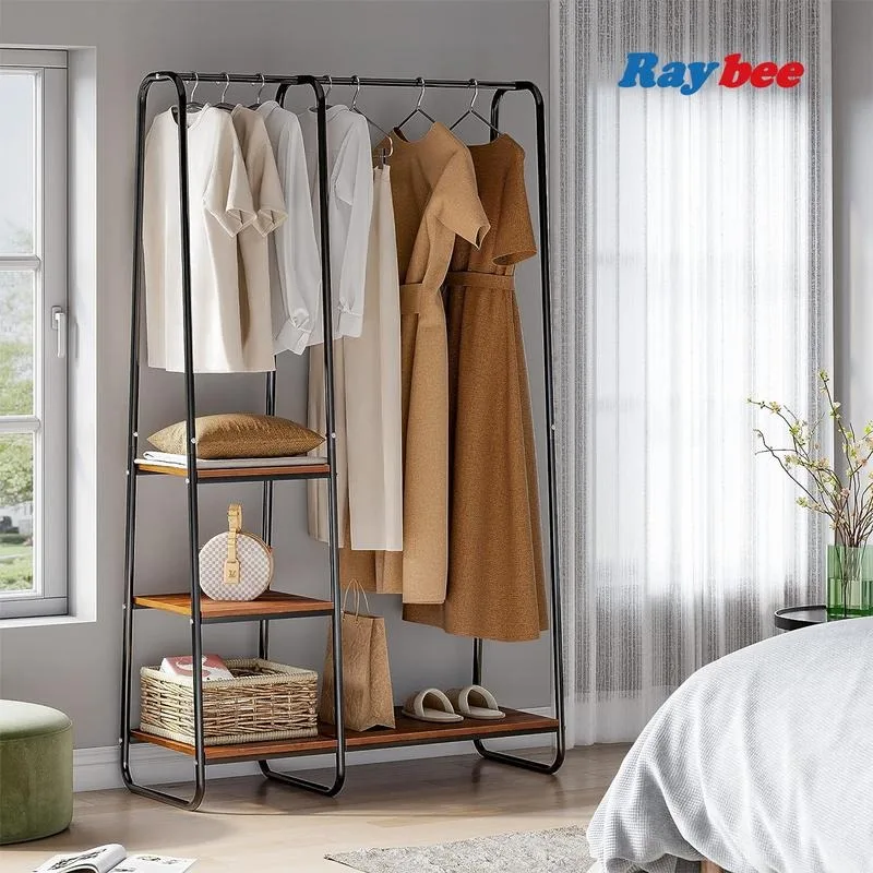 RaybeeFurniture Clothing Rack 67”H Clothes Rack with Shelves Clothing Racks for Hanging Clothes Heavy Duty Garment Rack 39.8"e
RaybeeFurniture Clothing Rack 67”H Clothes Rack with Shelves Clothing Racks for Hanging Clothes Heavy Duty Garment Rack 39.8"e