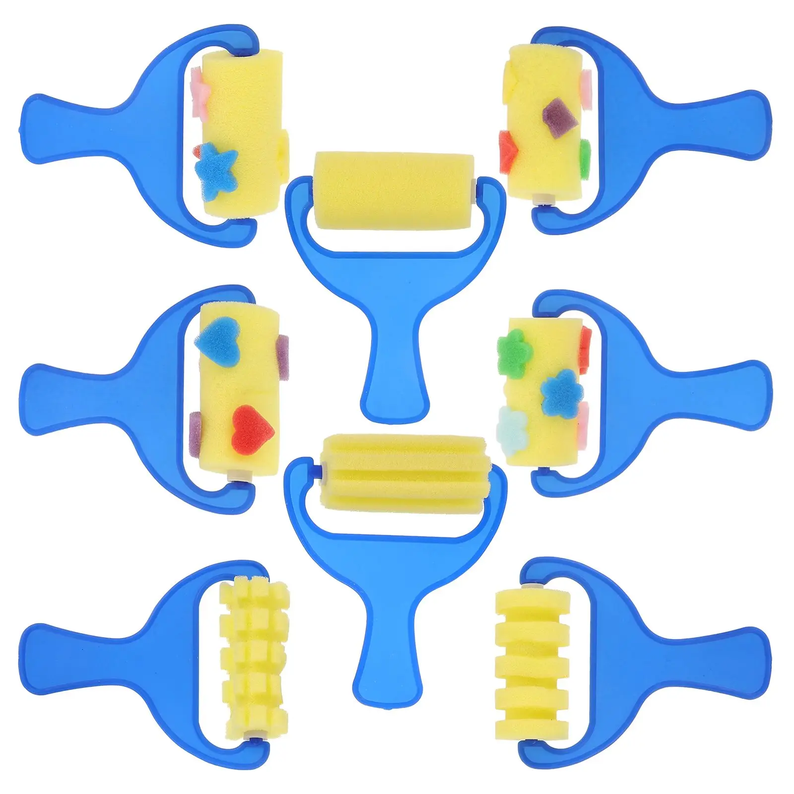 Sponge Paint Roller Set Premium Material Kids Tool Drawing Graffiti Foam Portable Long Lasting Prevent Dirty Hands
Sponge Paint Roller Set Premium Material Kids Tool Drawing Graffiti Foam Portable Long Lasting Prevent Dirty Hands