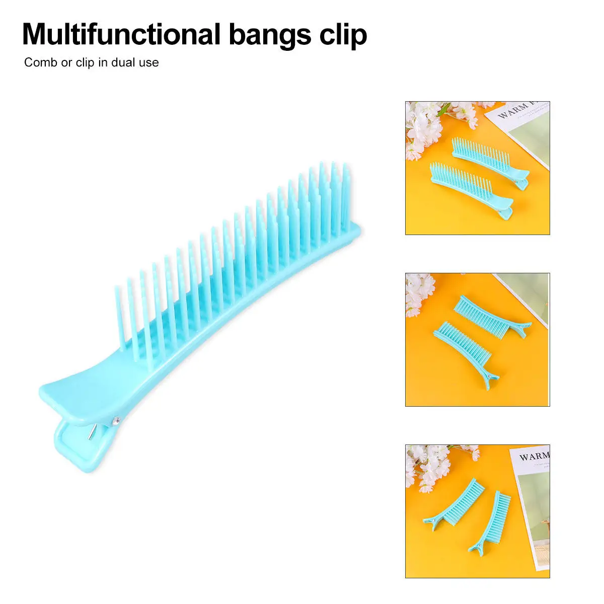 1Pcs Professional Sectioning Hair Clip Salon Grade Dye Cut Comb Tool Portable Lightweight for Home Travel Stylist Use Bang Clip
1Pcs Professional Sectioning Hair Clip Salon Grade Dye Cut Comb Tool Portable Lightweight for Home Travel Stylist Use Bang Clip