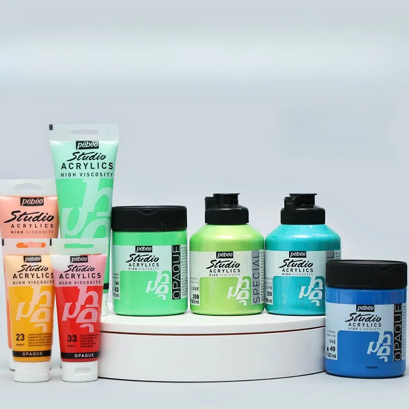Acrylic Paint 100/500ML Large Bottle Semi-matte High Concentration Professional DIY Hand-painted Fabric Paint Wall Painting
Acrylic Paint 100/500ML Large Bottle Semi-matte High Concentration Professional DIY Hand-painted Fabric Paint Wall Painting
