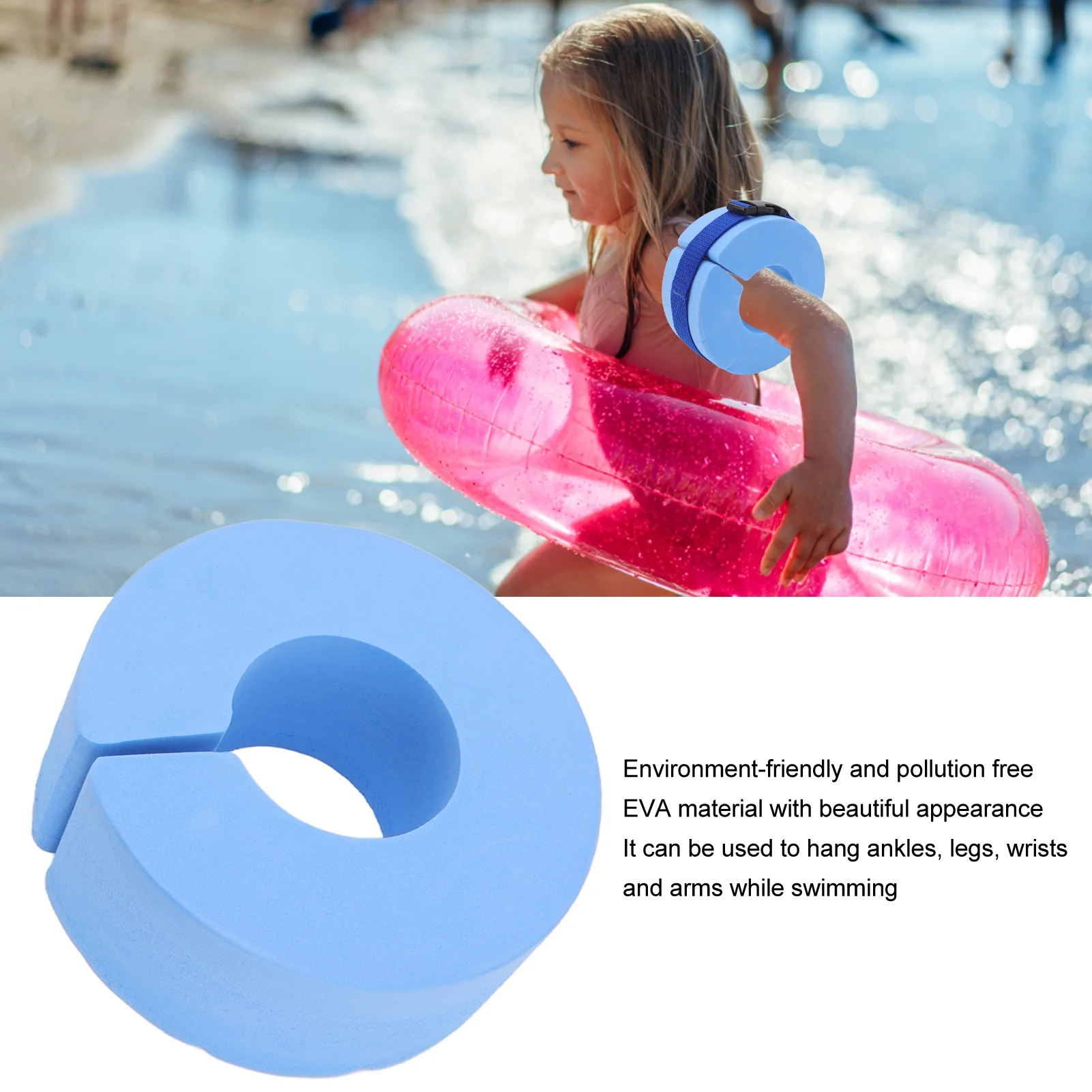 ZK30 2 Pcs Thicken Baby Swim Cuffs EVA Children's Swimming Buoyancy Foam Arm Ring Kid's Swmming Equipment Blue Belt
ZK30 2 Pcs Thicken Baby Swim Cuffs EVA Children's Swimming Buoyancy Foam Arm Ring Kid's Swmming Equipment Blue Belt