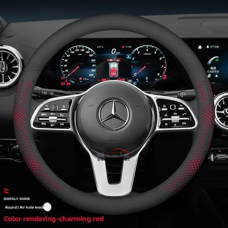 New style Leather Car Steering Wheel Cover for Mercedes-Benz E GLC CLE CLA CLS C B A T GLA SLC 260 200 300 400 220 350 250 180
New style Leather Car Steering Wheel Cover for Mercedes-Benz E GLC CLE CLA CLS C B A T GLA SLC 260 200 300 400 220 350 250 180