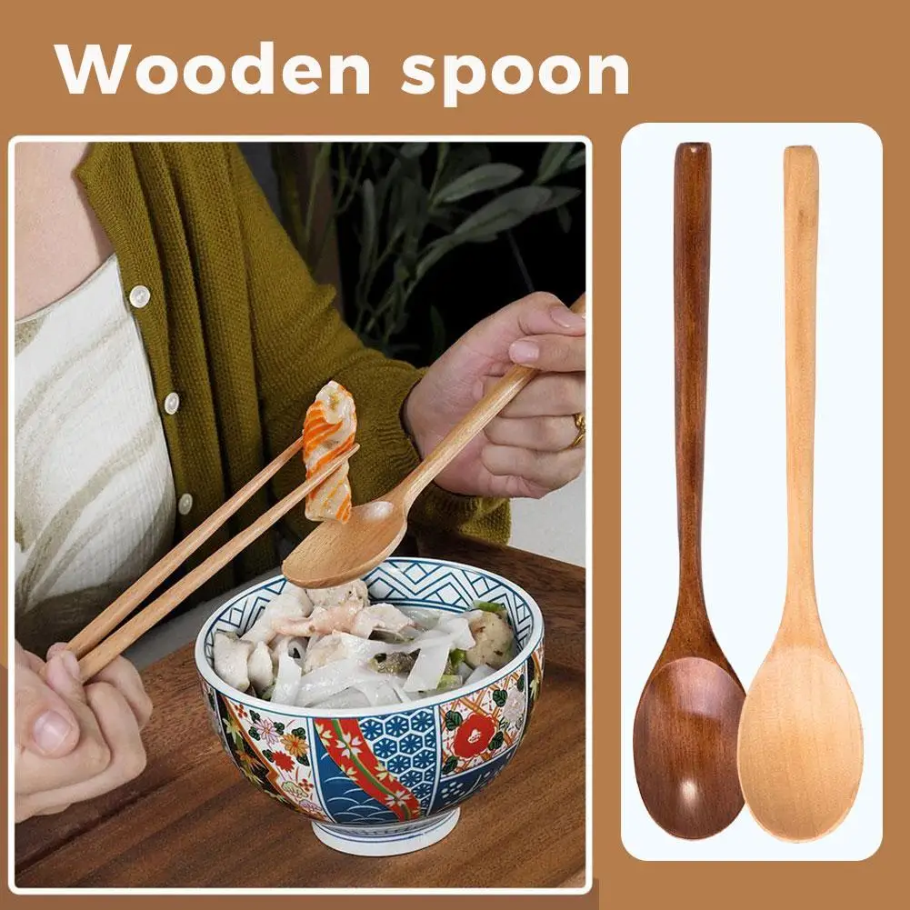 1Pc Natural Wood Color Simple Korean Cuisine Spoon Spoon Use Daily Wooden Wooden Handled Household Long D4H3
1Pc Natural Wood Color Simple Korean Cuisine Spoon Spoon Use Daily Wooden Wooden Handled Household Long D4H3