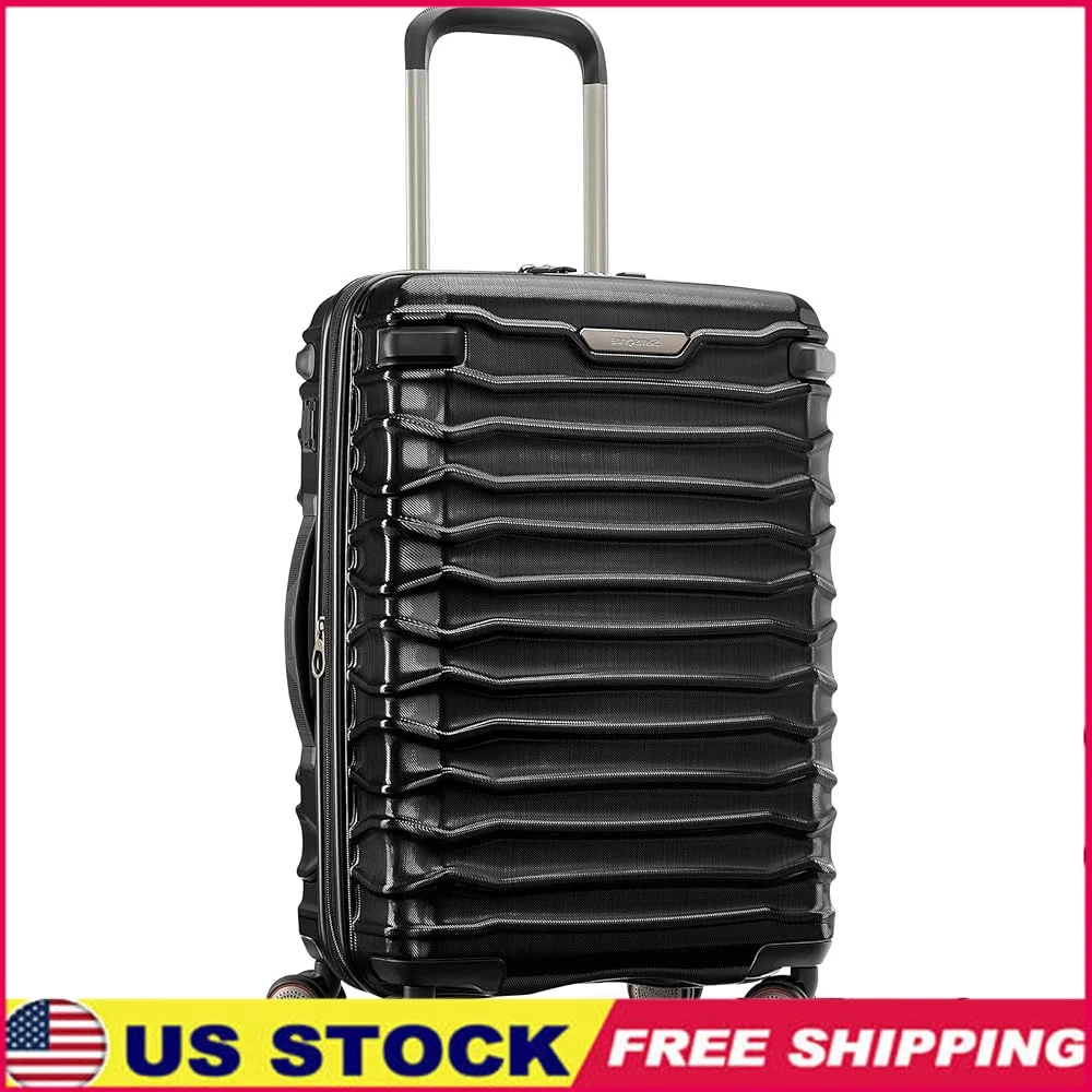 Expandable Hardside Carry-on with Double Spinner Wheels Ergonomic Pull System Durable Polycarbonate Shell Smart Packing Design
Expandable Hardside Carry-on with Double Spinner Wheels Ergonomic Pull System Durable Polycarbonate Shell Smart Packing Design