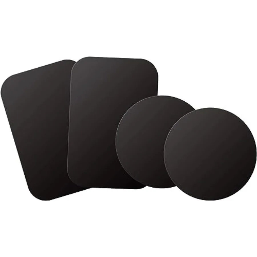 Mount Metal Plate with Adhesive for Magnetic Cradle-Less Mount by - X4 Pack 2 Rectangle and 2 Round Compatible with Magnetic mo
Mount Metal Plate with Adhesive for Magnetic Cradle-Less Mount by - X4 Pack 2 Rectangle and 2 Round Compatible with Magnetic mo