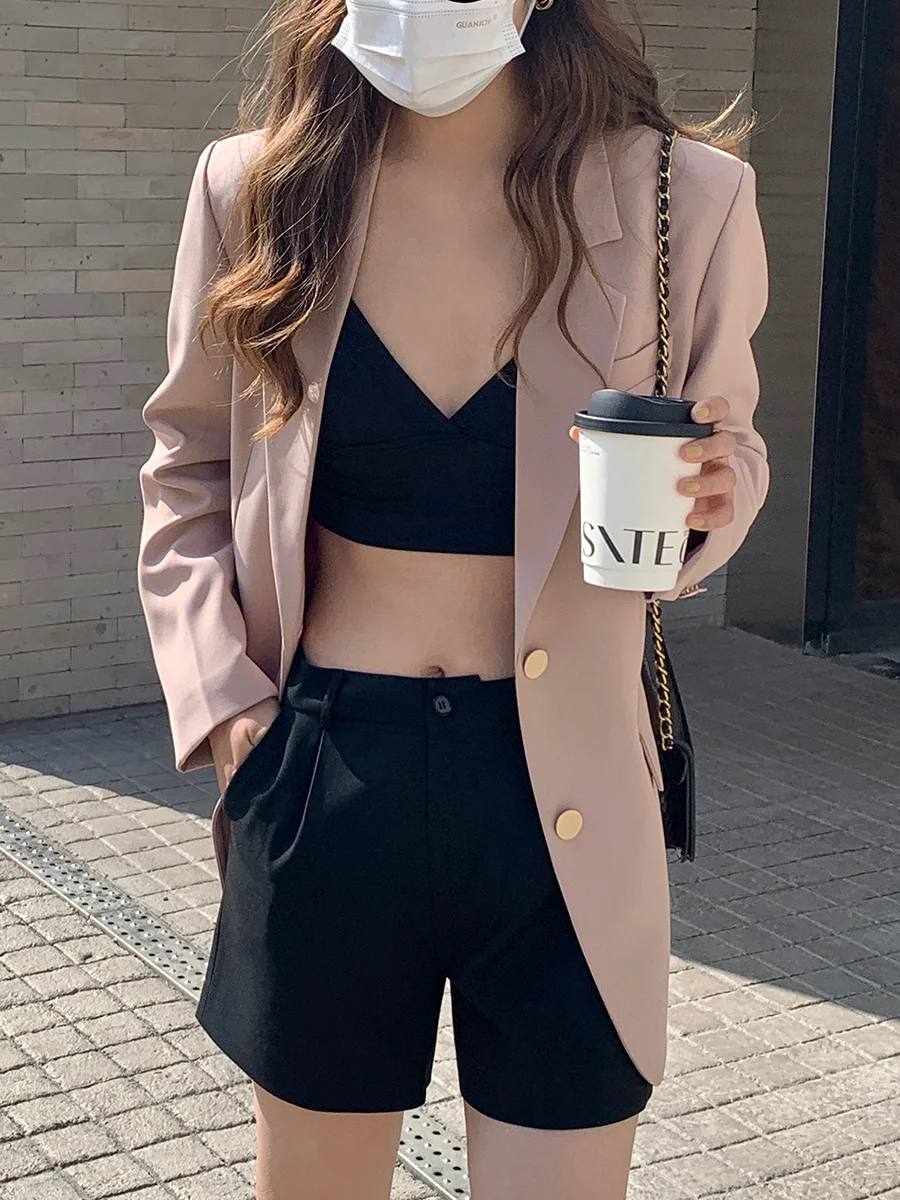 Pink Suit Jaet Women's Ele Design Spring Autumn ort Street Sle Formal Wear Long Sve Classic Collar Single Button
Pink Suit Jaet Women's Ele Design Spring Autumn ort Street Sle Formal Wear Long Sve Classic Collar Single Button