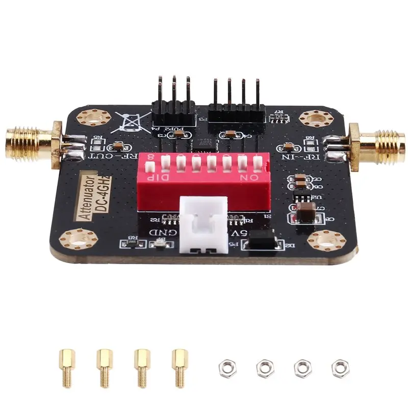 ABKI-For Digital RF Attenuator Module PE4302 Высокоточный, высоколинейный модуль с частотой от DC до 4000 МГц, поддержка 6-значного кода набора номера
ABKI-For Digital RF Attenuator Module PE4302 Высокоточный, высоколинейный модуль с частотой от DC до 4000 МГц, поддержка 6-значного кода набора номера