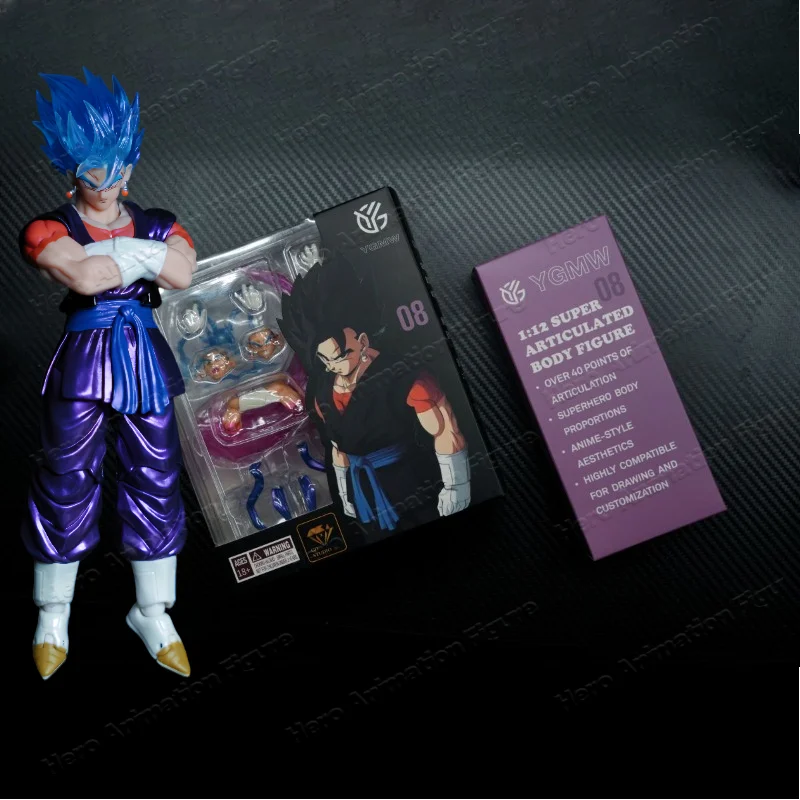 In Stock Dragon Ball YGMW Studio Vegito 1/12 Son Goku Vegeta Fusion The Most Handsome Man YG-MW 008 009A 009 Action Figures Toys
In Stock Dragon Ball YGMW Studio Vegito 1/12 Son Goku Vegeta Fusion The Most Handsome Man YG-MW 008 009A 009 Action Figures Toys