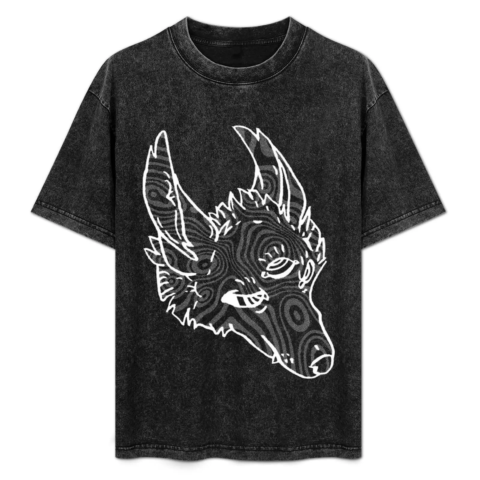 Halftone Coyote in White T-Shirt Novelty Print Casual Tee Shirt
Halftone Coyote in White T-Shirt Novelty Print Casual Tee Shirt