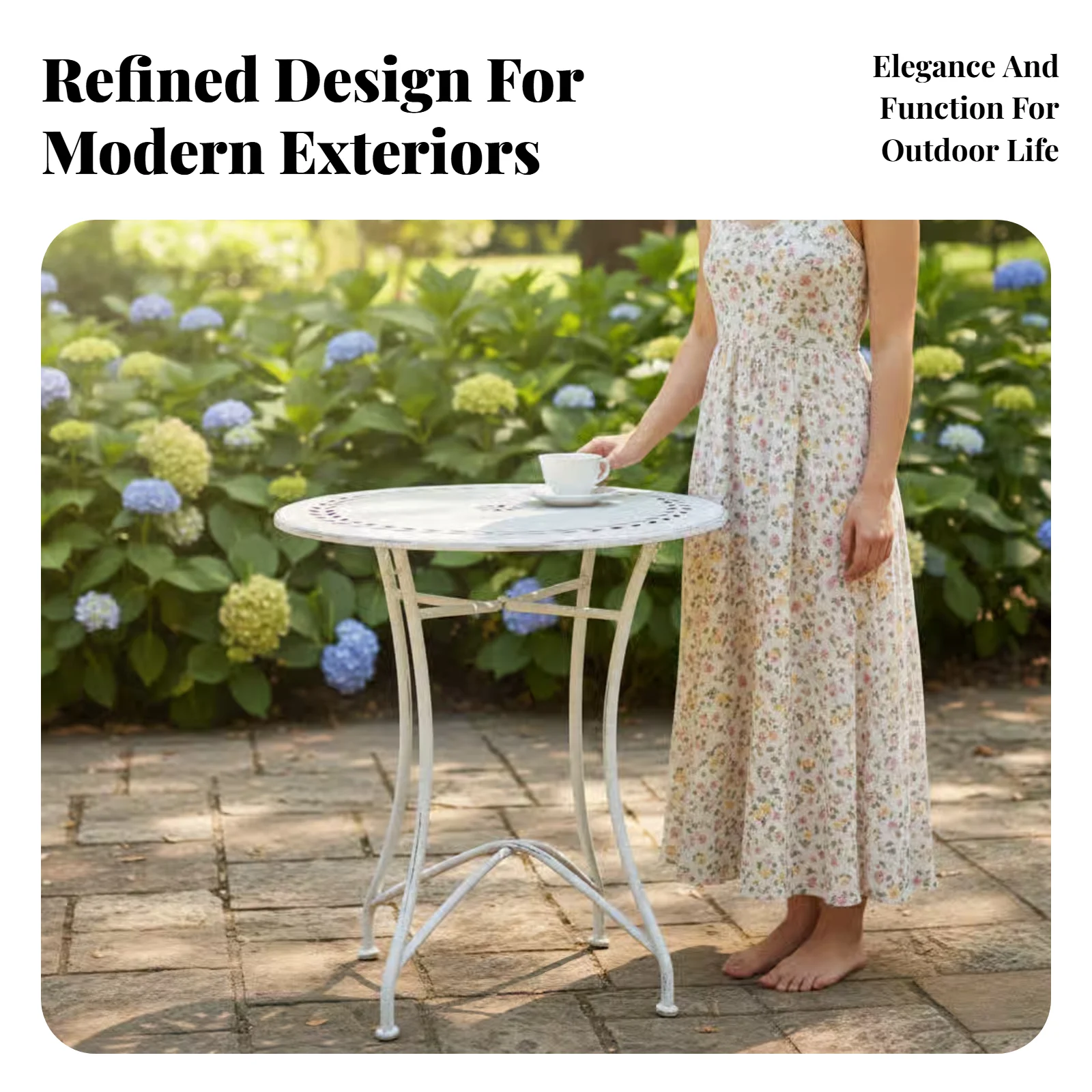 Outdoor Patio Table, Metal Chairs, Poolside Use
Outdoor Patio Table, Metal Chairs, Poolside Use