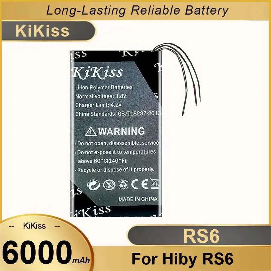 For Hiby RS6 RS 6 Portable Digital Audio Player Premium Replacement Battery Safe 6000Mah
For Hiby RS6 RS 6 Portable Digital Audio Player Premium Replacement Battery Safe 6000Mah