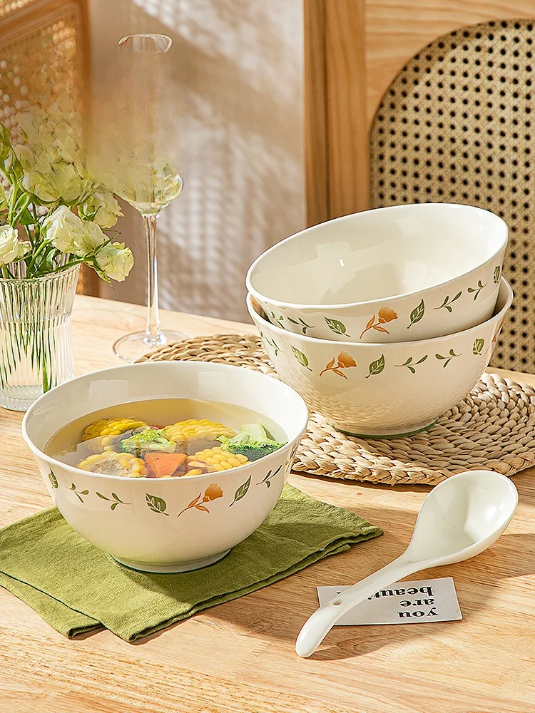 Underglaze Cerc Soup Bowl Home Use 2026 New High Aesthetic Value Noodle Soup Bowl Porcelain Cereal Bowl Personal Special
Underglaze Cerc Soup Bowl Home Use 2026 New High Aesthetic Value Noodle Soup Bowl Porcelain Cereal Bowl Personal Special