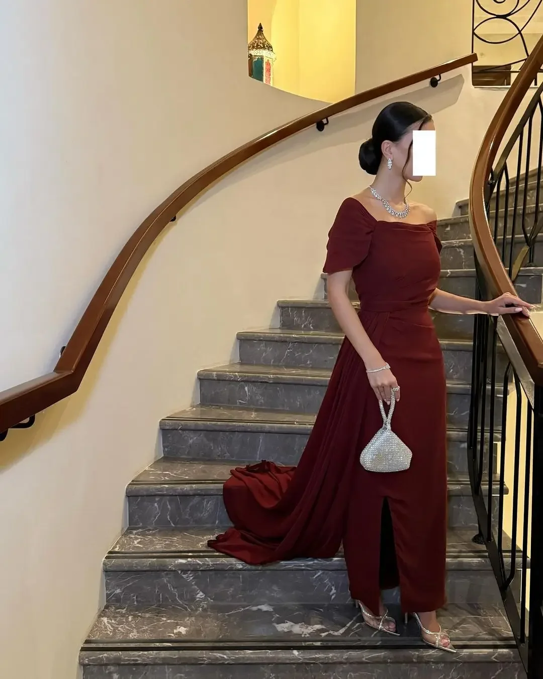 Customized Saudi Prom Dresses Pleated Ankle Length Off The Shoulder Mermaid Evening Dresses Side Split Party Dresses
Customized Saudi Prom Dresses Pleated Ankle Length Off The Shoulder Mermaid Evening Dresses Side Split Party Dresses