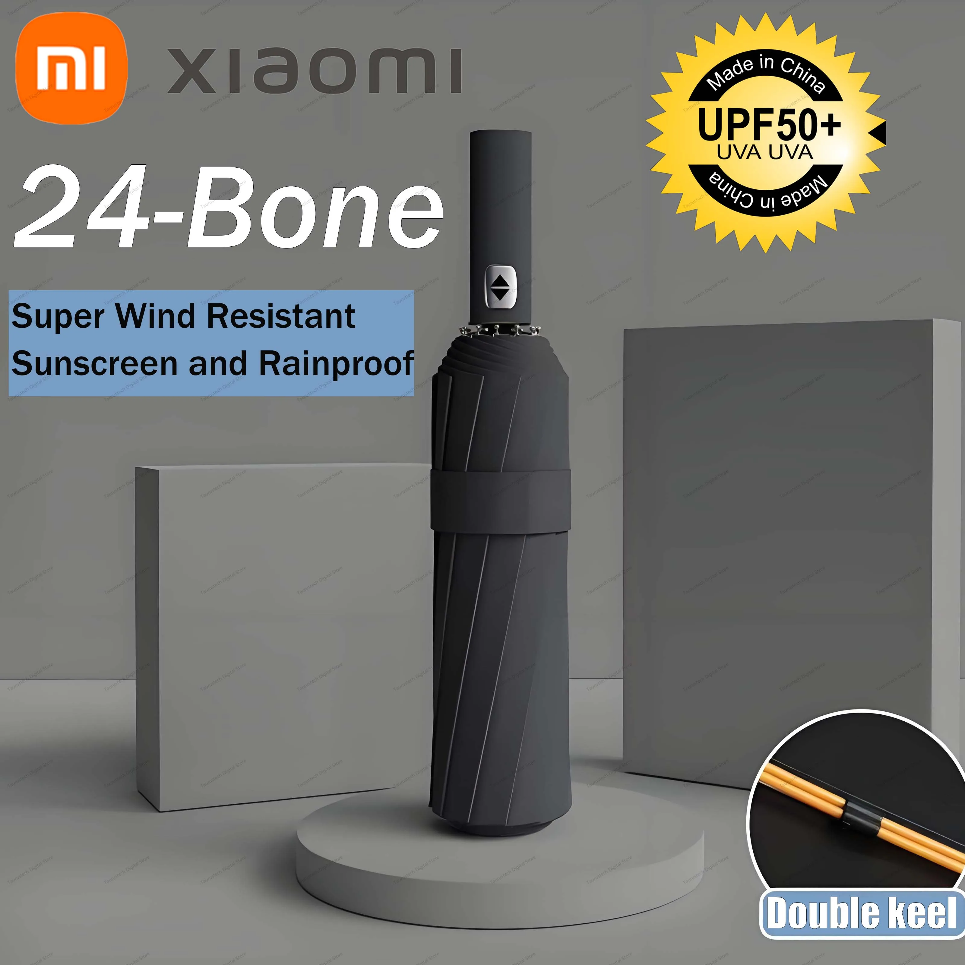 Новый усиленный 24-костный зонт Xiaomi, мужской деловой прочный ветрозащитный зонт, солнцезащитный зонт с защитой от УФ-лучей, женский солнечный зонт
Новый усиленный 24-костный зонт Xiaomi, мужской деловой прочный ветрозащитный зонт, солнцезащитный зонт с защитой от УФ-лучей, женский солнечный зонт