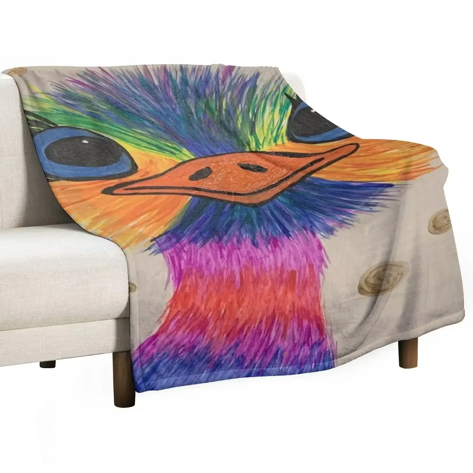 colorful painting of emu Throw Blanket Personalized Gift Thermals For Travel Flannel Fabric Blankets
colorful painting of emu Throw Blanket Personalized Gift Thermals For Travel Flannel Fabric Blankets
