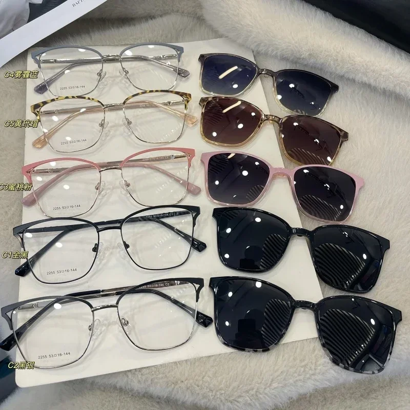 Magnet Sunglasses Mirrored Clip on Sunglasses Clip on Glasses Men Polarized Custom Prescription Myopia Eyeglasses Driving
Magnet Sunglasses Mirrored Clip on Sunglasses Clip on Glasses Men Polarized Custom Prescription Myopia Eyeglasses Driving