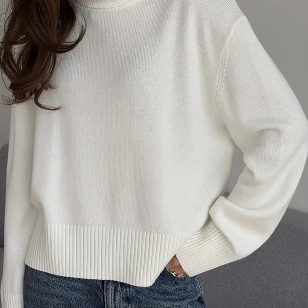 Свитер с длинными рукавами и круглым вырезом в деловом стиле, облегающий дизайн, прямые рукава-трубы для женщин, украшение не требуется
Свитер с длинными рукавами и круглым вырезом в деловом стиле, облегающий дизайн, прямые рукава-трубы для женщин, украшение не требуется