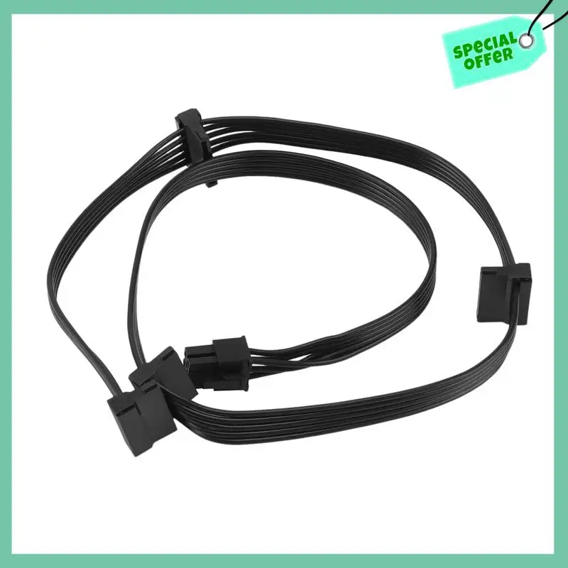 A95Q-3X Pcie 6Pin Male To 4 SATA Power Supply Cable For Seasonic Focus+/ MK3/ FX/ P Series 850PX 750PX 650PX 550PX PSU
A95Q-3X Pcie 6Pin Male To 4 SATA Power Supply Cable For Seasonic Focus+/ MK3/ FX/ P Series 850PX 750PX 650PX 550PX PSU