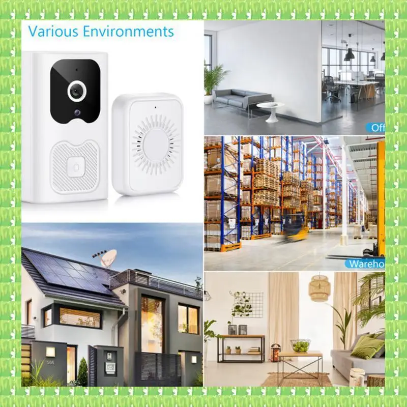 Alarm Doorbell Voice Intercom Chime VGA Night Vision IP Camera Wifi Smart Alarm Door Bell For Home Security
Alarm Doorbell Voice Intercom Chime VGA Night Vision IP Camera Wifi Smart Alarm Door Bell For Home Security