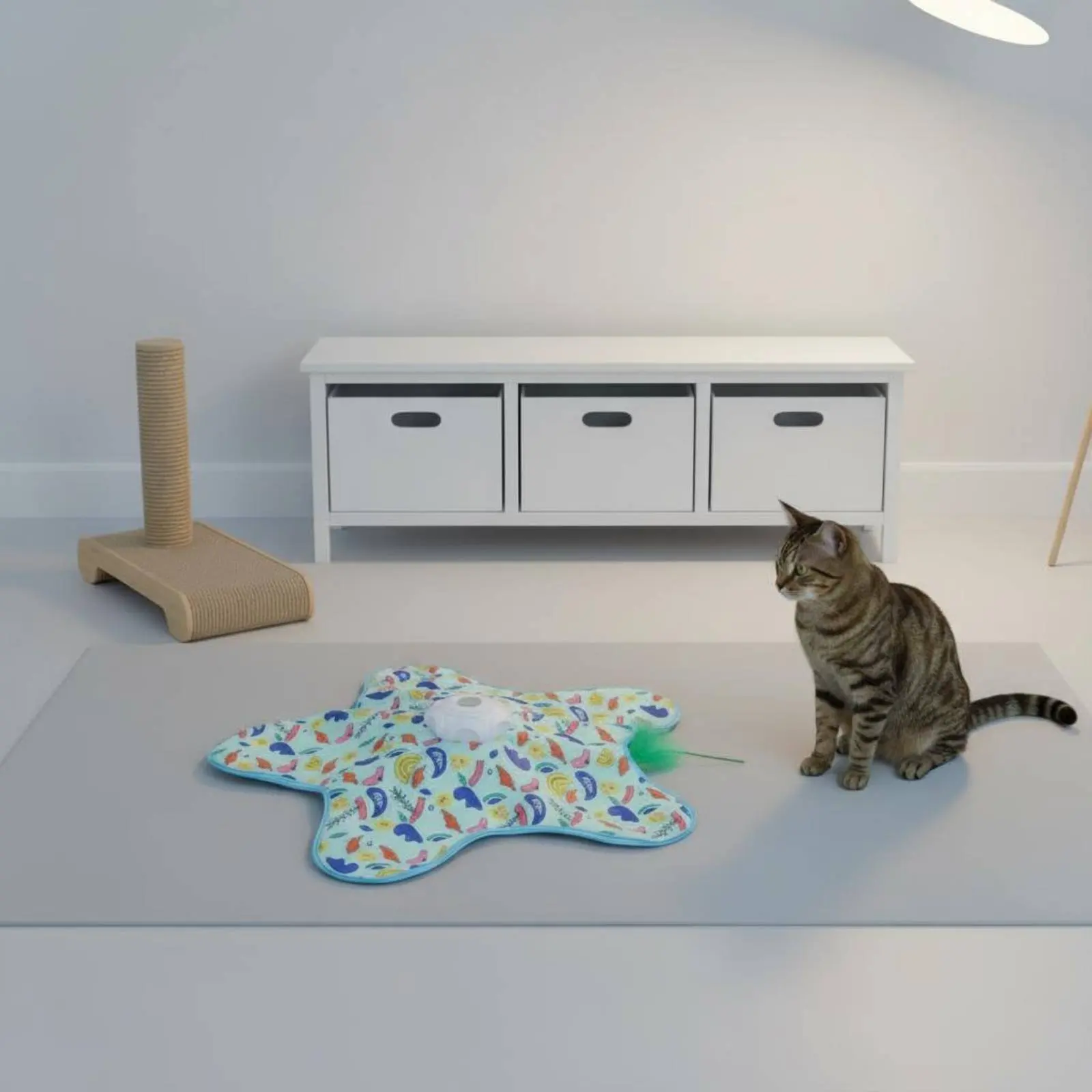 Hide and Seek Feline Toy Interactive Feline Hunting Toy Mental Stimulation Indoor Exercise for Cats
Hide and Seek Feline Toy Interactive Feline Hunting Toy Mental Stimulation Indoor Exercise for Cats