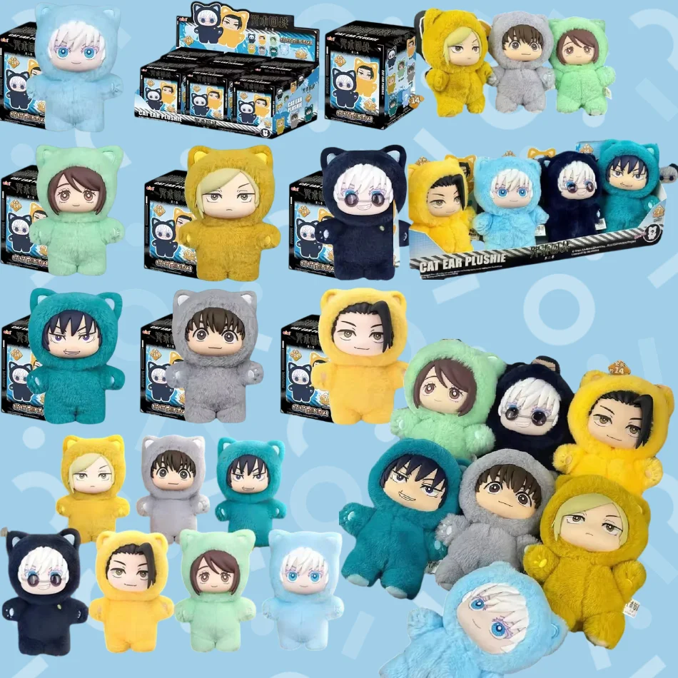 В наличии Оригинальный Eaki Jujutsu Kaisen Season 2, Cat Park Party Gojo Satoru Blind Box, плюшевая сумка на запястье, подвеска, модель, коллекция 
В наличии Оригинальный Eaki Jujutsu Kaisen Season 2, Cat Park Party Gojo Satoru Blind Box, плюшевая сумка на запястье, подвеска, модель, коллекция