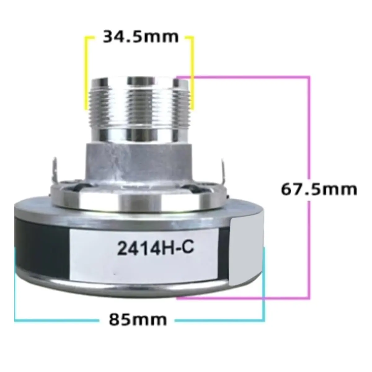 DT89 NEW 2414H-C 25 Core Ultra Tweeter Driver 8 Ohm 80 Watt Speaker Speaker Unit for Home Theater Sound System DIY Audio
DT89 NEW 2414H-C 25 Core Ultra Tweeter Driver 8 Ohm 80 Watt Speaker Speaker Unit for Home Theater Sound System DIY Audio