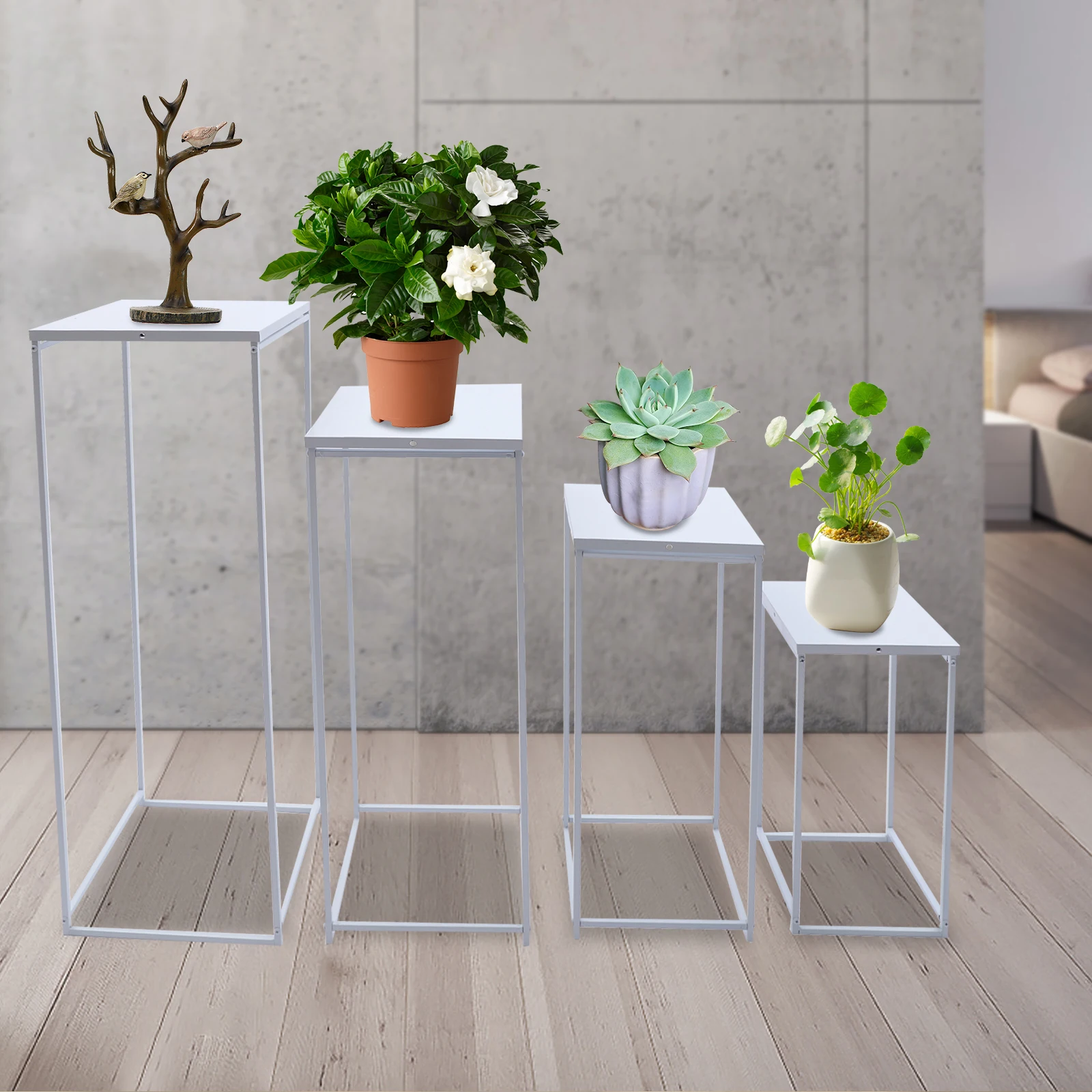 4* Wedding Flower Stands Ideal Wedding Decoration Strong Structure Steel Tube Free Standing Square White
4* Wedding Flower Stands Ideal Wedding Decoration Strong Structure Steel Tube Free Standing Square White