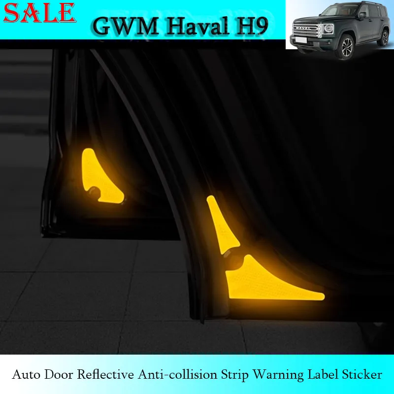 Fit for GWM Haval H9 2024 Automobile Door Reflective Anti-collision Strip Warning Label Sticker Car Exterior Warning Component
Fit for GWM Haval H9 2024 Automobile Door Reflective Anti-collision Strip Warning Label Sticker Car Exterior Warning Component
