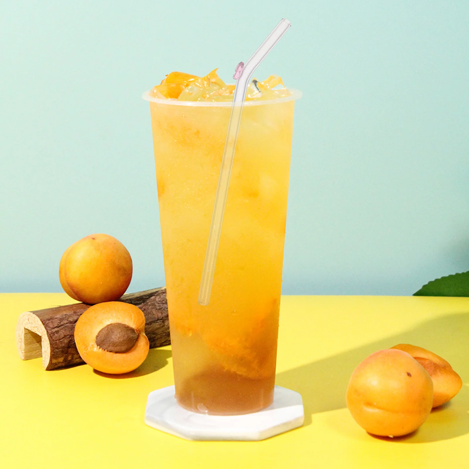 Reusable Glass Straw Clear Curved Design for Bubble Tea Milk Drinks Portable Elegant Sipping Tool Festival Party Supply
Reusable Glass Straw Clear Curved Design for Bubble Tea Milk Drinks Portable Elegant Sipping Tool Festival Party Supply