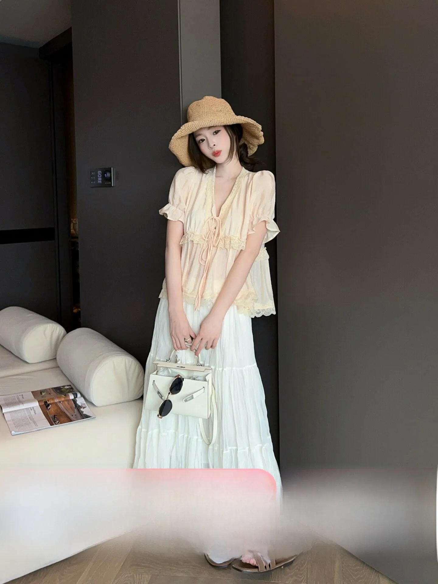 Fashionable Casual High Waist Women's Skirt Spring 2026 New Style Slimming Pleated A-Line Skirt Polyester Fiber Elastic Waist
Fashionable Casual High Waist Women's Skirt Spring 2026 New Style Slimming Pleated A-Line Skirt Polyester Fiber Elastic Waist
