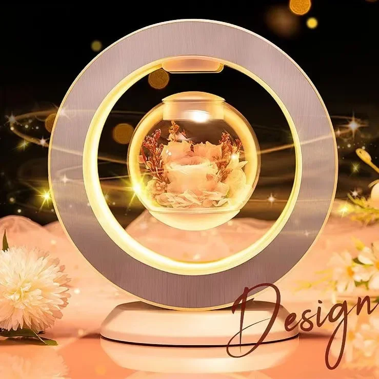 Magnetic levitation ornament, eternal flower night light, Christmas craft gifts, birthday gifts for objects, customizable
Magnetic levitation ornament, eternal flower night light, Christmas craft gifts, birthday gifts for objects, customizable