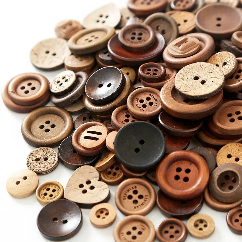 70/150PCS Mixed Natural Wood Color Coconut Buttons 2 Holes for DIY Handcraft Retro Decoration Sewing Craft Supplies
70/150PCS Mixed Natural Wood Color Coconut Buttons 2 Holes for DIY Handcraft Retro Decoration Sewing Craft Supplies