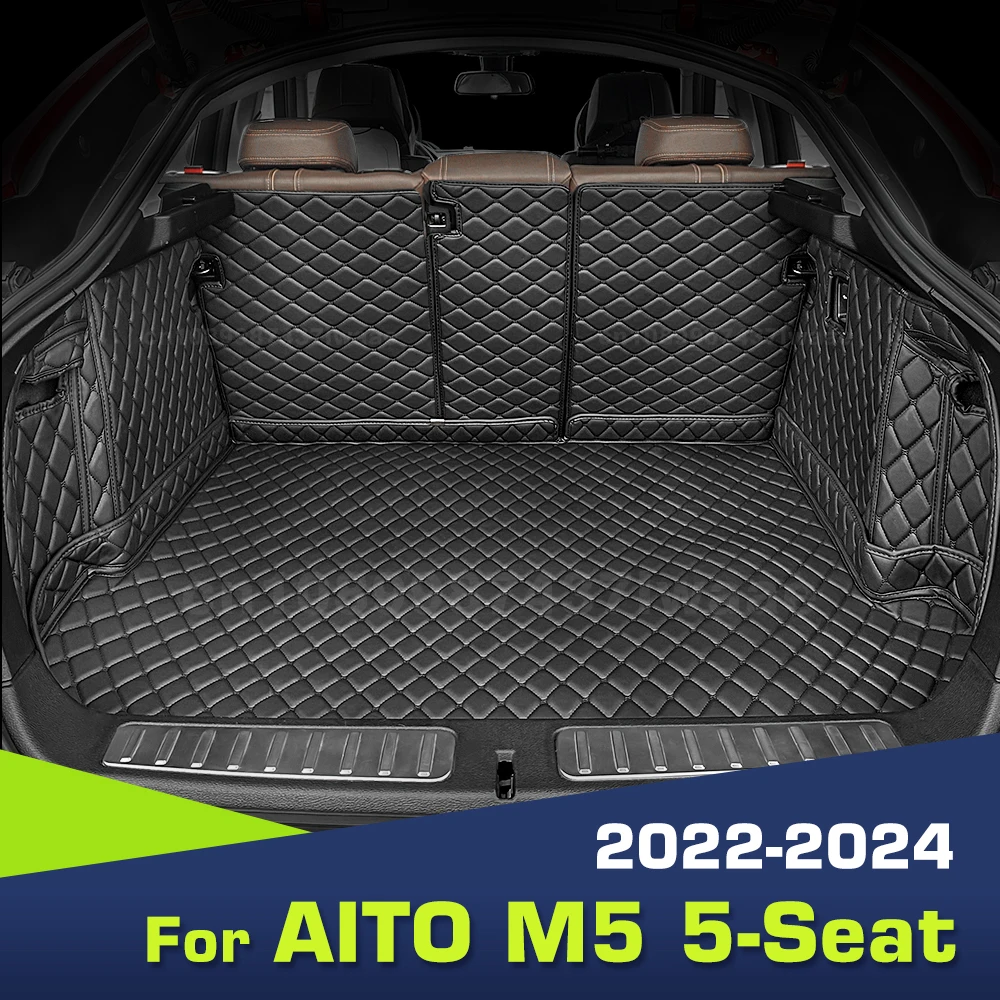 Автоматический коврик в багажник с полным покрытием для AITO M5 2022 2023 2024, кожаный чехол для багажника автомобиля, подкладка для багажника, аксессуары для защиты салона
Автоматический коврик в багажник с полным покрытием для AITO M5 2022 2023 2024, кожаный чехол для багажника автомобиля, подкладка для багажника, аксессуары для защиты салона