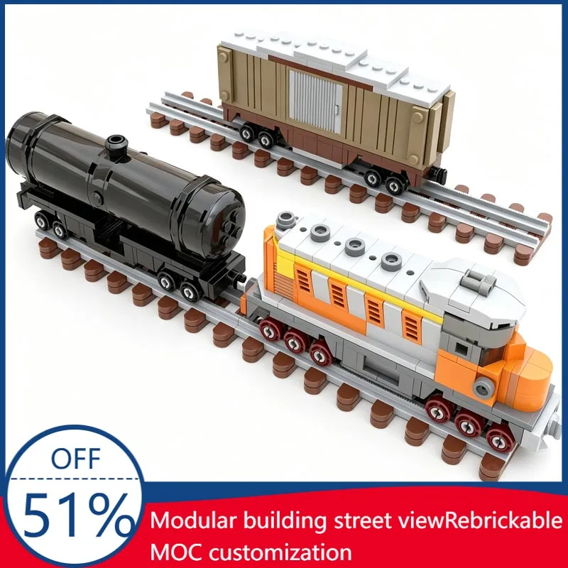 NEW 598 PCS MOC 3-Wide Santa Fe Engine & 2 Cars Miniature Freight Train Building Blocks Assembly Educational Toy Festival Gift
NEW 598 PCS MOC 3-Wide Santa Fe Engine & 2 Cars Miniature Freight Train Building Blocks Assembly Educational Toy Festival Gift