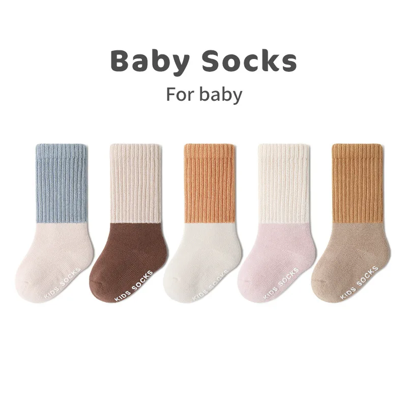 22-year-old New Winter Terry Thickened Baby Socks Newborn Baby Non-slip Color Block Toddler Floor Socks Children's Socks
22-year-old New Winter Terry Thickened Baby Socks Newborn Baby Non-slip Color Block Toddler Floor Socks Children's Socks